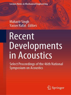 cover image of Recent Developments in Acoustics